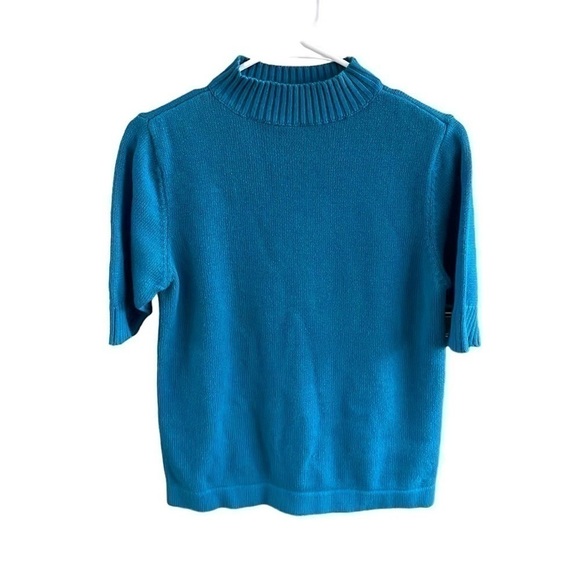 Westbound Sweaters - Westbound short sleeve mock neck sweater sz small